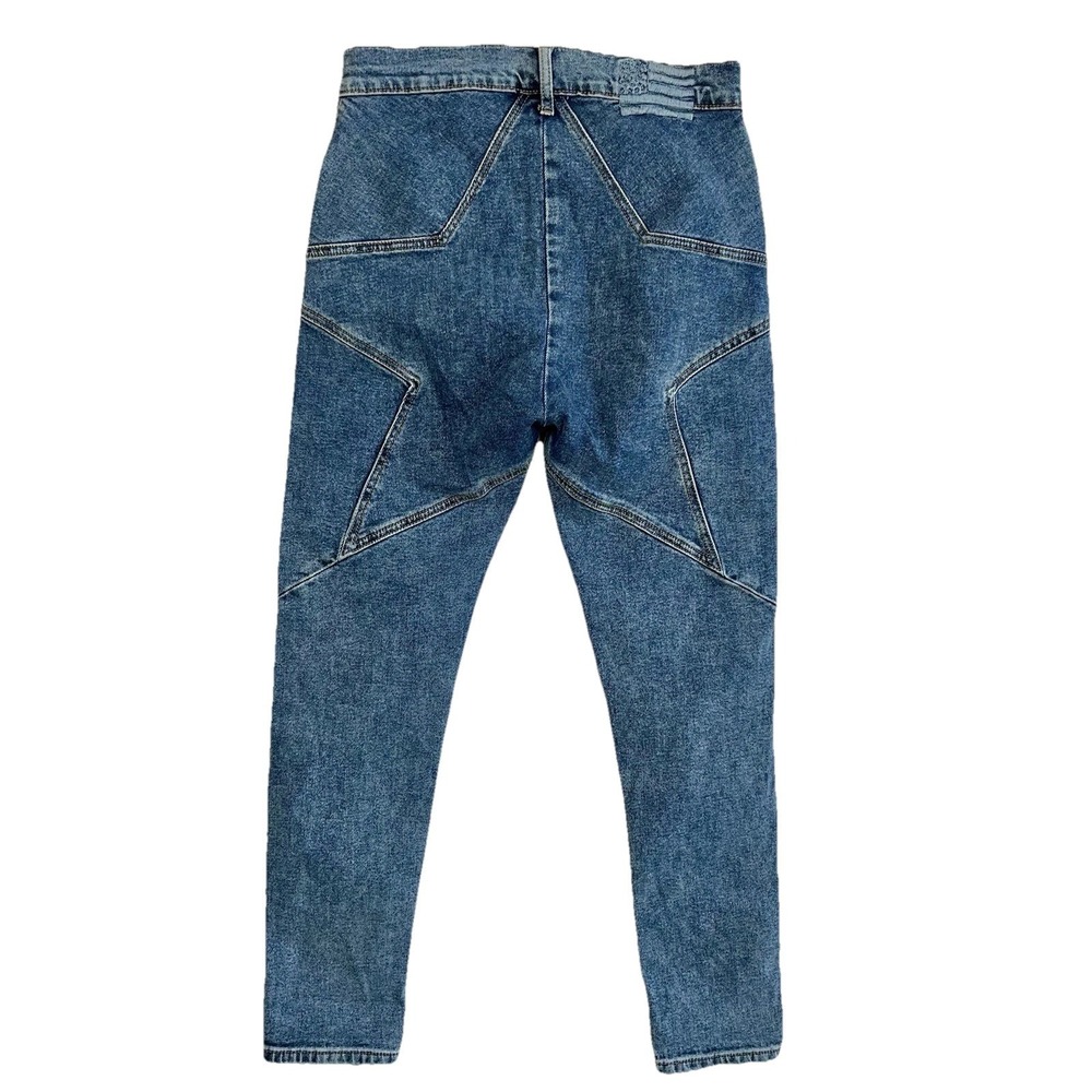 Revice Venus Star Jeans Size 28‎ Star Butt High Rise Skinny Y2K Western Festival